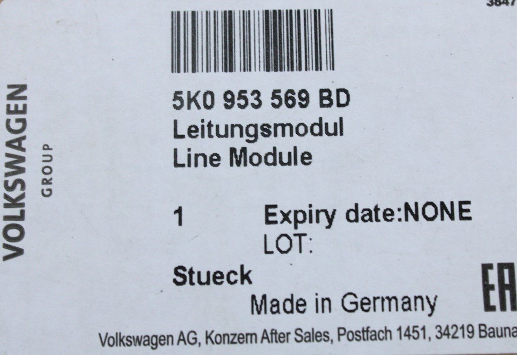 VW Caddy Jetta Sharan Skoda SEAT Airbag steering slip ring 5K0953569BD