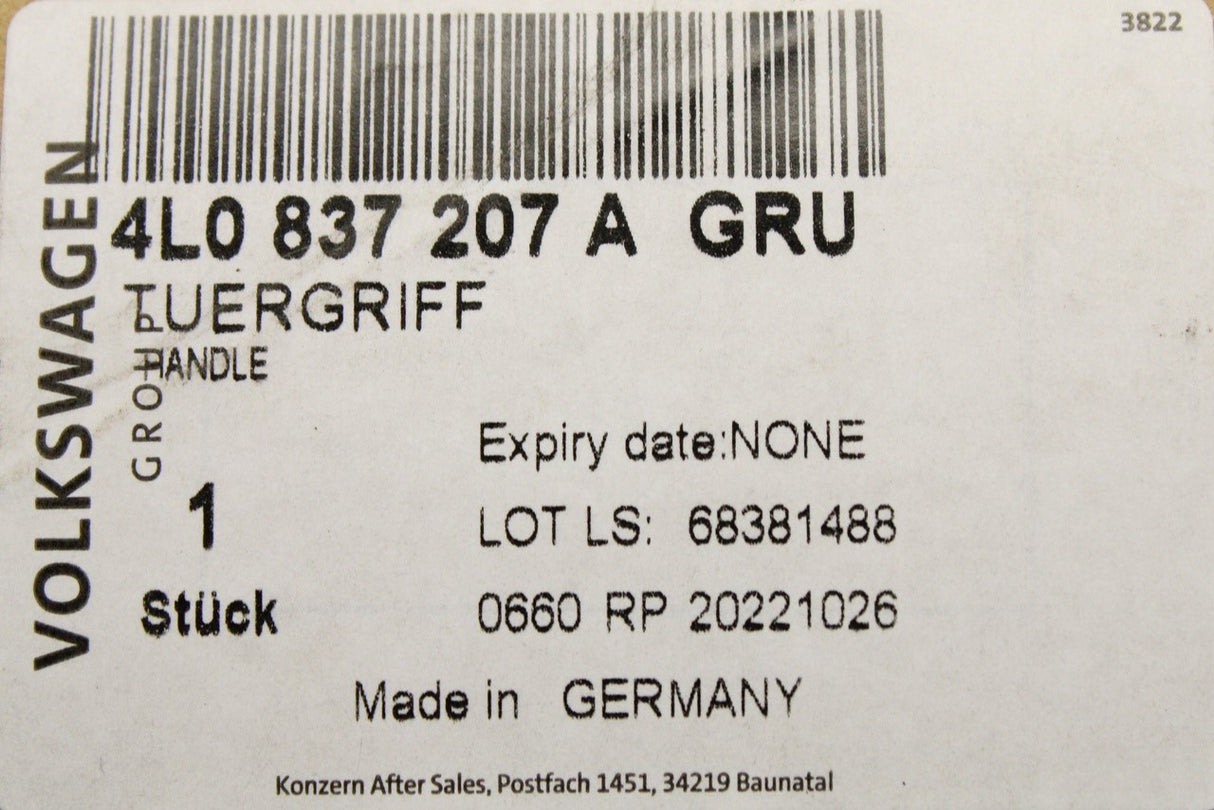 Audi Q7 10-15 exterior door handle front rear left right 4L0837207A GRU