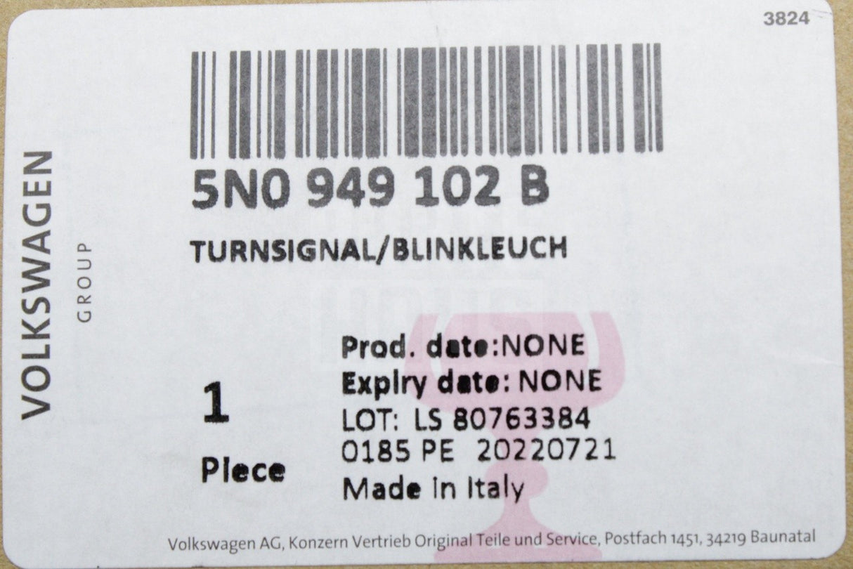 VW Tiguan 2008-18 SEAT Alhambra wing mirror indicator (right) 5N0949102B
