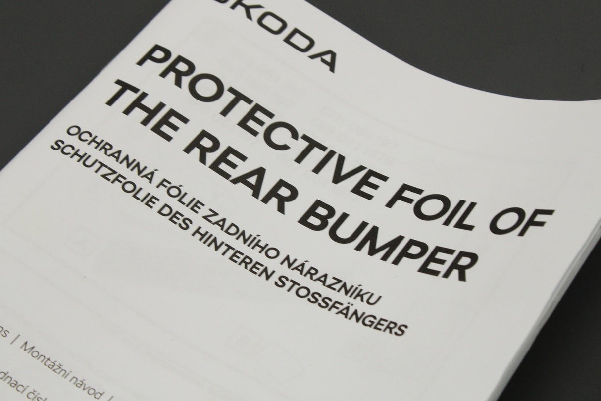 Skoda Kamiq 2020-on bumper protection film (rear) 658061197A