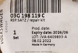 VW Passat Skoda SEAT Leon 2004-2013 timing belt kit (2.0 TDI) 03G198119C