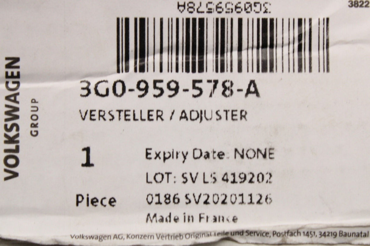 VW Arteon Golf ID.3 Tiguan wing mirror adjuster unit (left) 3G0959578A