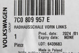 VW Crafter 2017-on wheel arch housing liner (front left) 7C0809957E