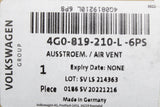 Audi Q7 Q8 RSQ8 2016-on b-pillar air vent (upper right) 4G0819210L 6PS