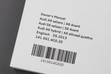 Audi A6 S6 (C7) 2011-17 owners manual handbook 1415614G020