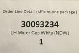 MG wing mirror cap (left) 30093234
