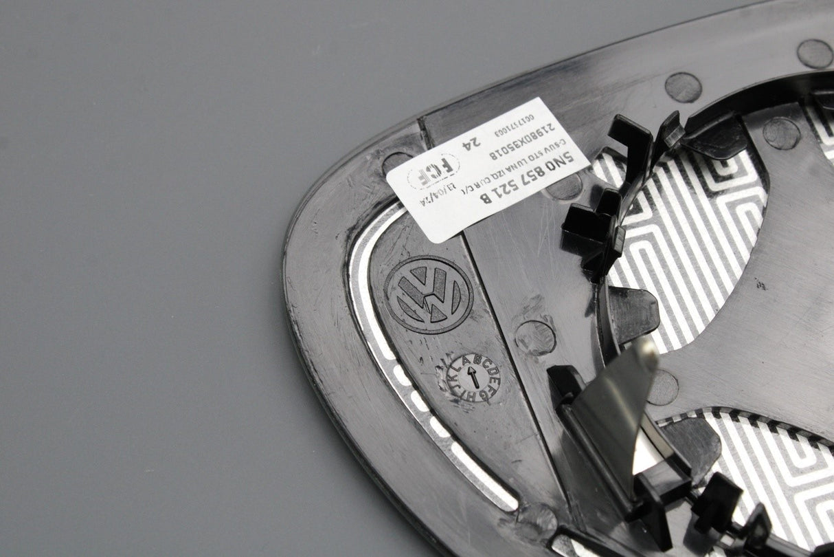 VW Tiguan 08-18 Skoda Yeti SEAT RHD wing mirror glass (left) 5N0857521B