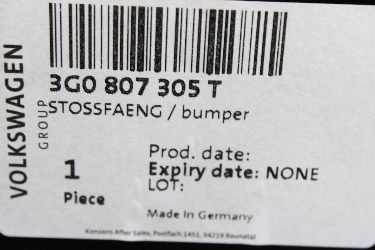 VW Arteon 17-on Passat B8 15-on bumper support beam (rear) 3G0807305T