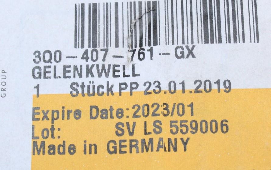 VW Audi Skoda SEAT 1.4 TSI 4motion driveshaft (front left) 3Q0407761GX