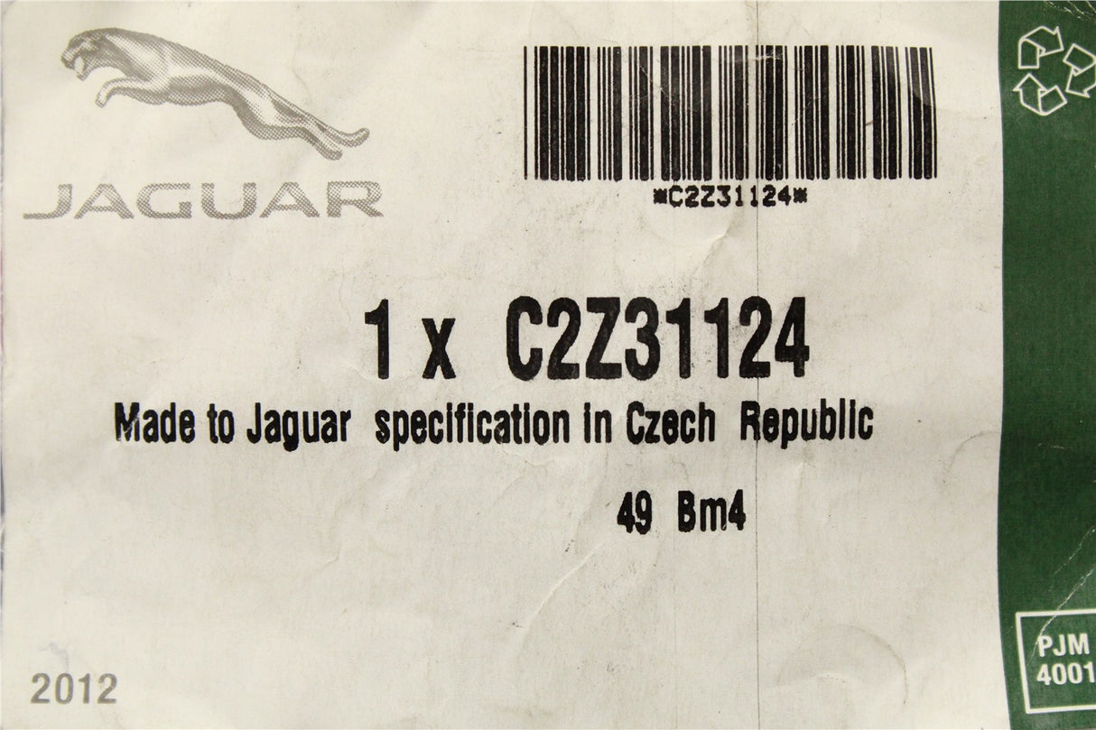 Jaguar XK XJ XF X-Type 2001-2019 radiator grille badge (front) C2Z31124