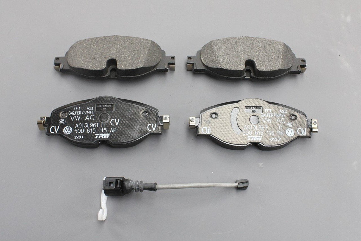 VW Audi Skoda SEAT brake pads set 312x25mm (front) 5Q0698151AH