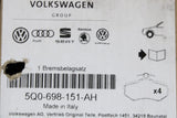 VW Audi Skoda SEAT brake pads set 312x25mm (front) 5Q0698151AH