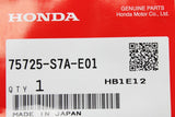 Honda i-vtec badge emblem (silver) 75725-S7A-E01