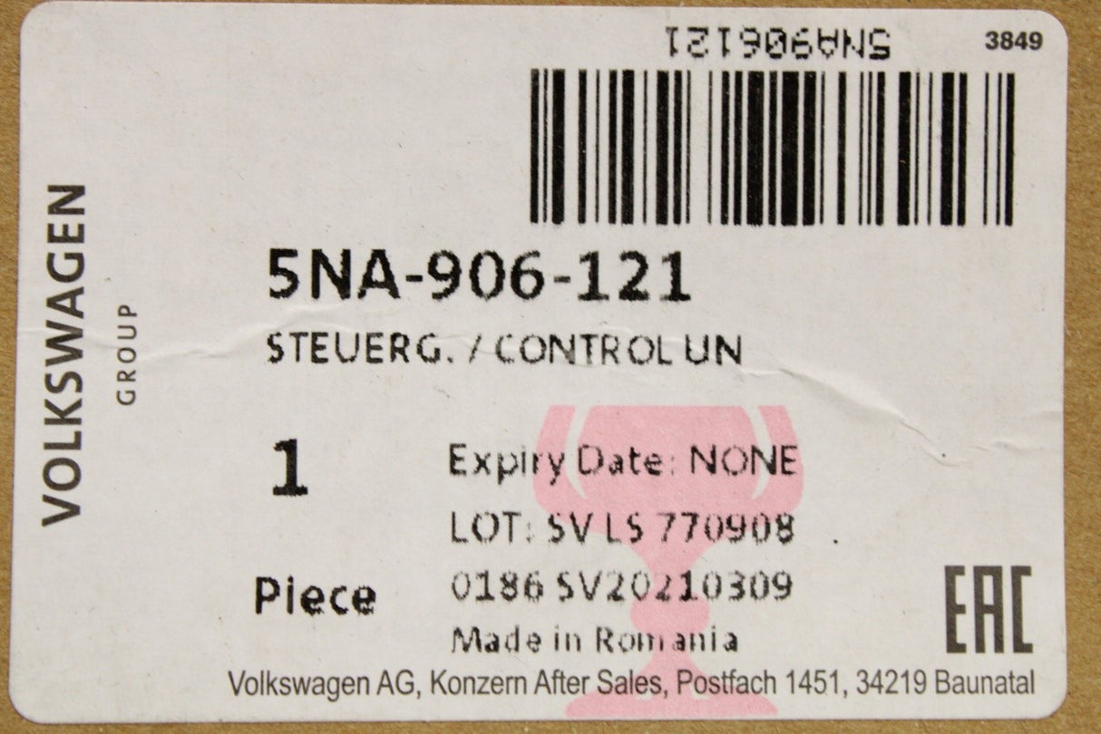 VW Tiguan 2016-2024 fuel pump control unit (petrol) 5NA906121