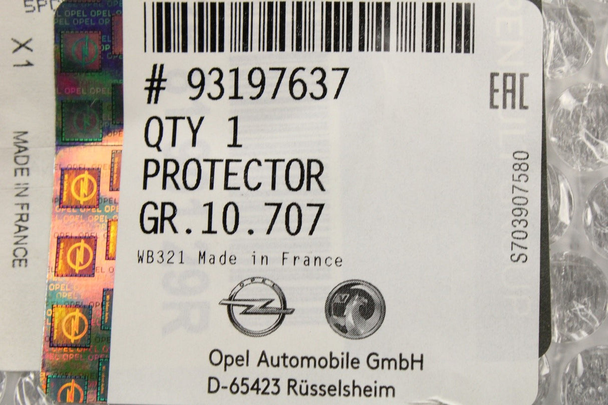 Vauxhall Movano B 2010-on exterior b-pillar trim (left) 93197637