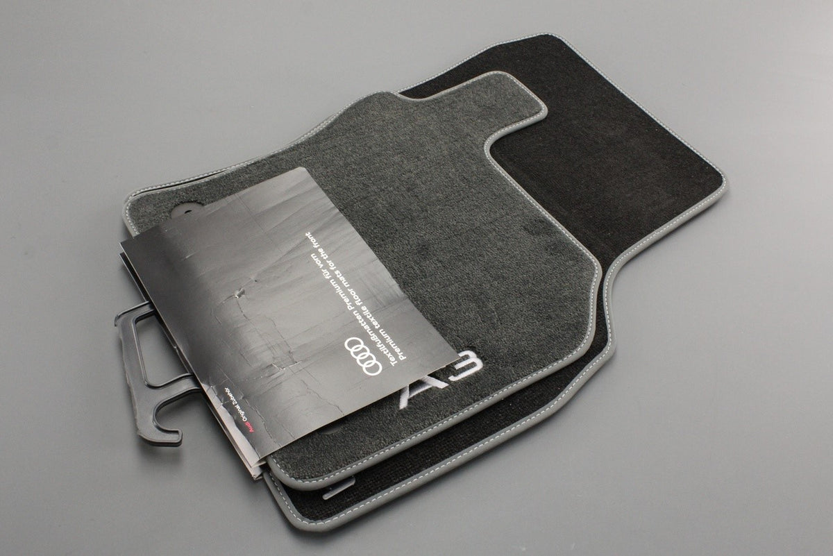 Audi A3 2020-on RHD premium textile floor mats (front) 8Y2061275 MNO, view 1