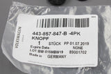 VW Audi Skoda SEAT seat belt buckle stop (x1) black 443857847B 4PK