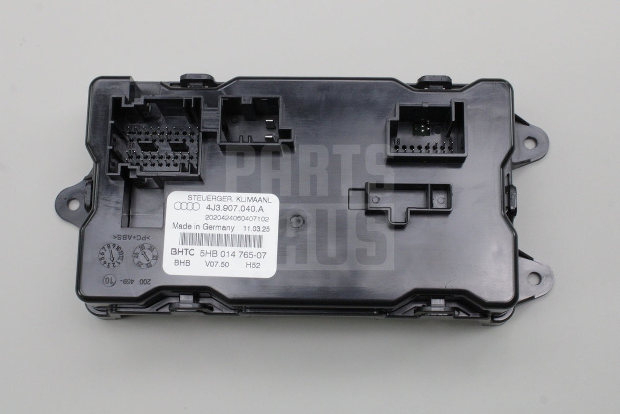Audi e-Tron GT 2021-on air conditioning control unit 4J3907040A