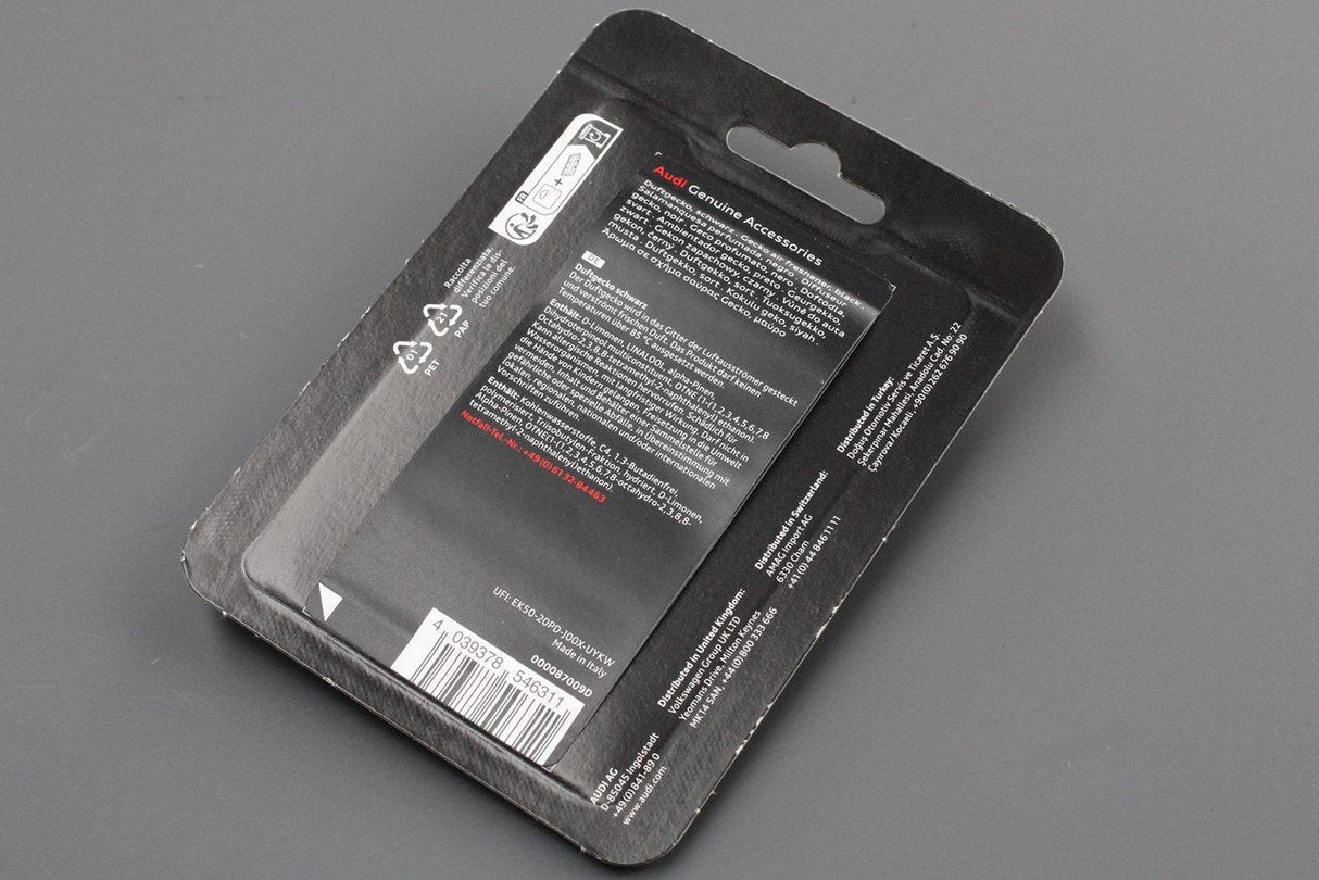 Audi Gecko air freshener black spicy 000087009D