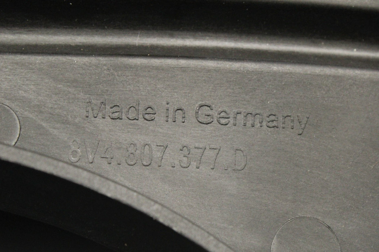 Audi A3 S3 2017-20 Sportback rear bumper bracket guide (left) 8V4807377D