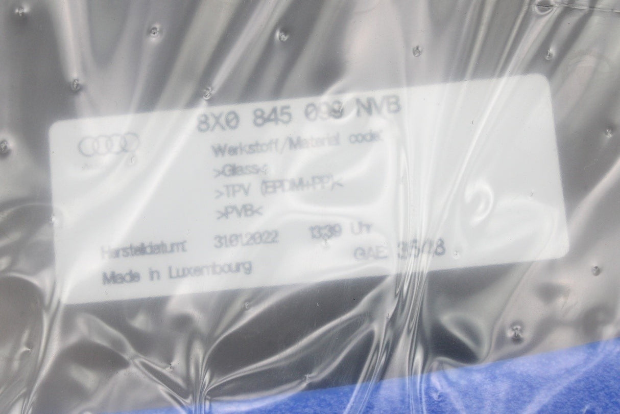 Audi A1 2011-2018 front windscreen glass 8X0845099 NVB