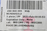 Audi A1 2011-2018 front windscreen glass 8X0845099 NVB