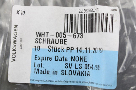 VW Audi Skoda SEAT 1.6 2.0 TDI head bolts x10 WHT005673