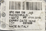 Audi A8 Q3 Q5 Q7 Q8 RSQ3 RSQ8 locking wheel nut with key 8R0698139 815