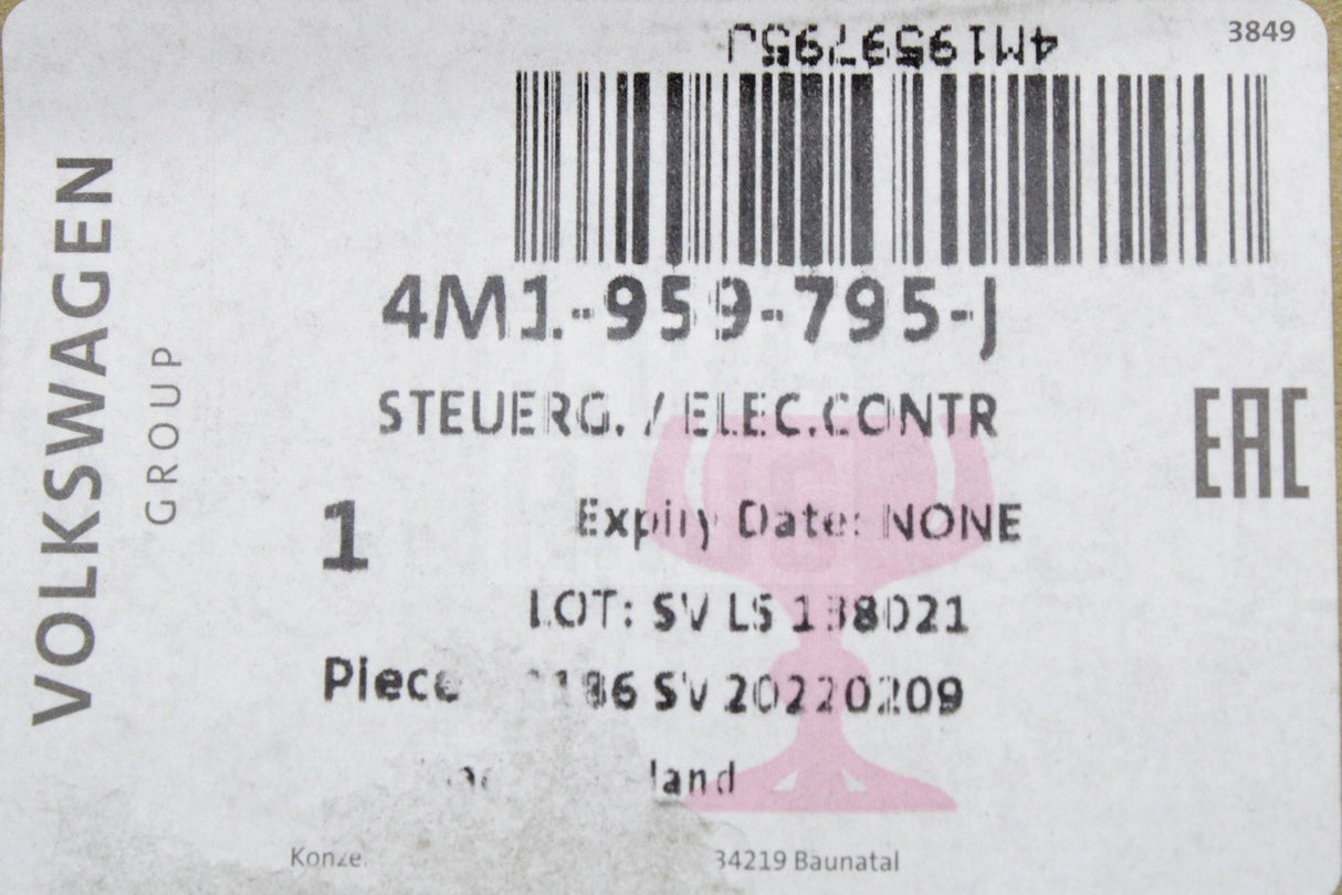 VW Touareg Audi A6 A7 A8 Q5 Q8 RS6 RSQ8 17-on rear door control unit 4M1959795J