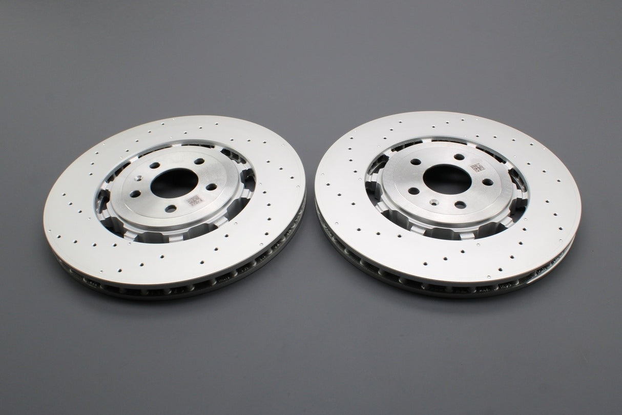 Audi RS6 RS7 RSQ8 2020-on rear brake discs pair (370x30mm) 4K0615601A