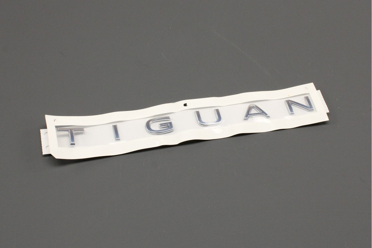 VW Tiguan 2021-on rear boot lid lettering badge (chrome) 5NA853687H 2ZZ, view 1