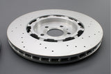 Audi RS6 RS7 RSQ8 2020-on rear brake discs pair (370x30mm) 4K0615601A