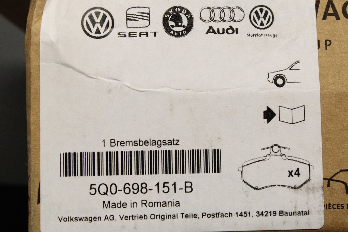 VW Golf GTI MK7 7.5 Audi Q2 Skoda Octavia front brake pads 5Q0698151B