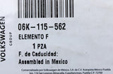 VW Golf MK7 Beetle Jetta Passat Tiguan 1.8 2.0 TSI oil filter 06K115562