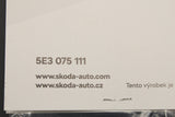 Skoda Octavia Scout 5E 2020-on mud flaps (front & rear) 5E3075101/111