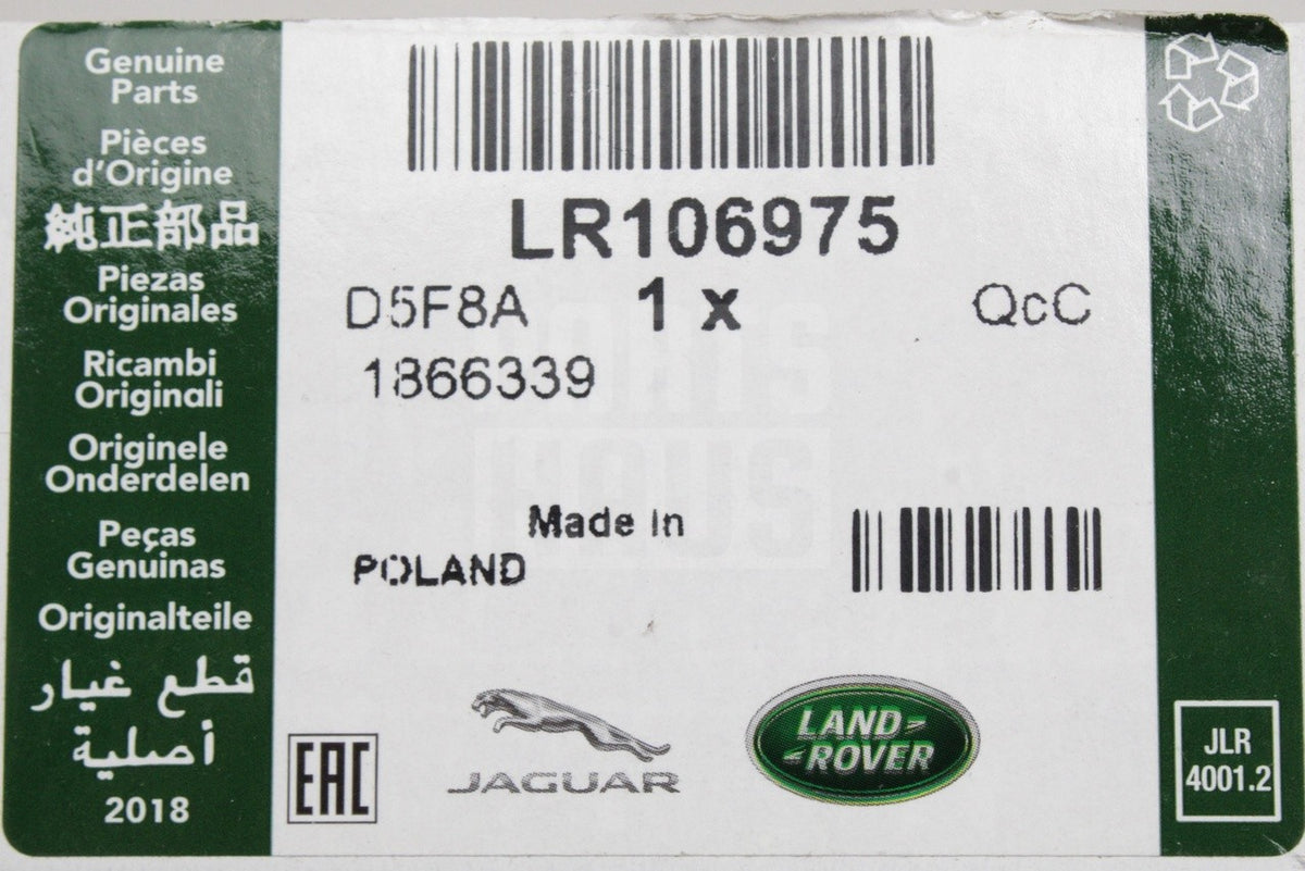 Land Rover Discovery 5 2017-on roof rail end cap (front right) LR106975