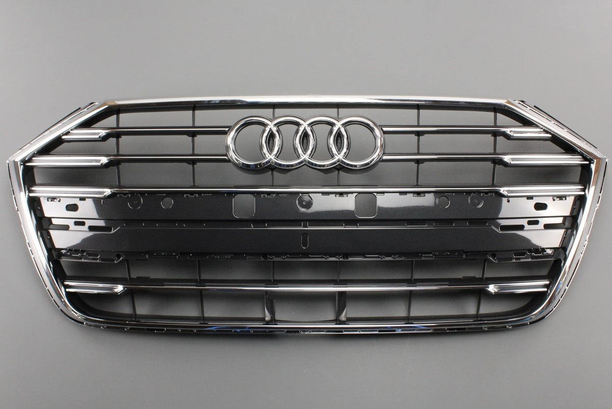 Audi A8 2018-on front radiator grille (dark chrome) 4N0853651L RN4, view 1
