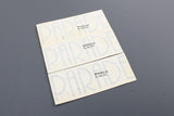 VW Polo MK2 1984-1994 "Parade" logo stickers (x3) 853774GRY
