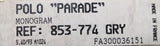 VW Polo MK2 1984-1994 "Parade" logo stickers (x3) 853774GRY
