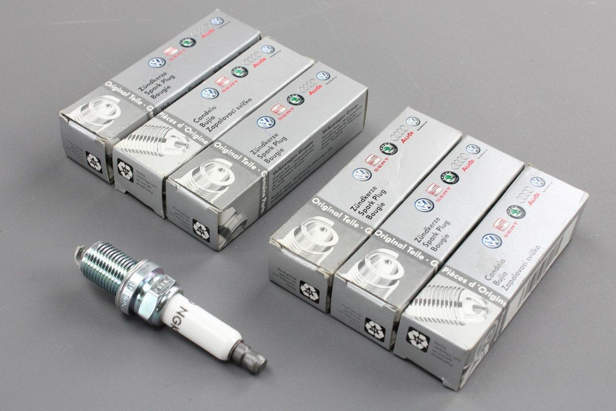 Audi A4 A5 A6 A7 A8 Q5 Q7 3.0 V6 longlife spark plugs (x6) 101905611G