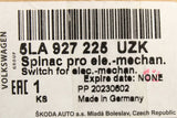 Skoda Enyaq 2021-on parking brake switch 5LA927225 UZK