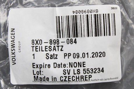 Audi A1 S1 2011-18 parcel shelf repair kit 8X0898084
