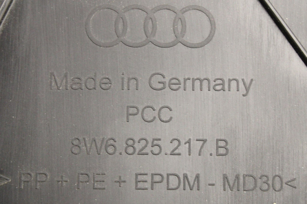 Audi A5 2017-on rear underbody trim (left) 8W6825217B