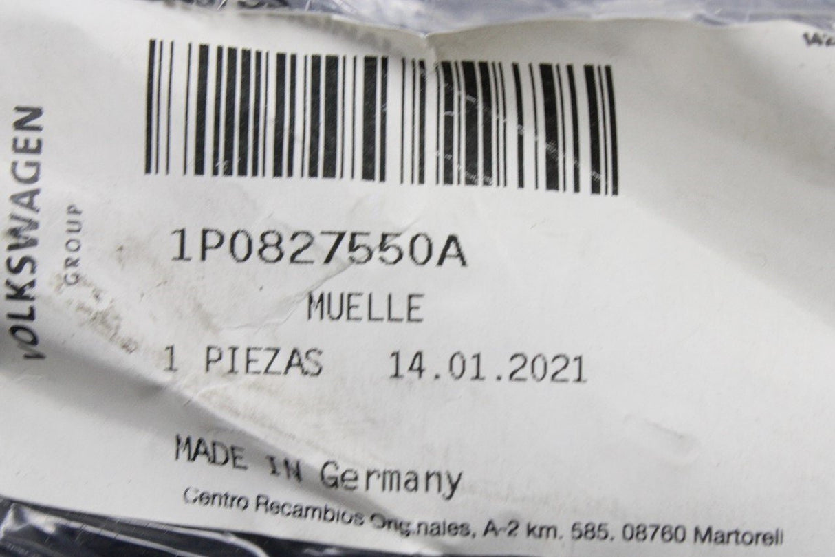 SEAT Leon 1P 2006-2010 hatchback gas boot strut (rear) 1P0827550A