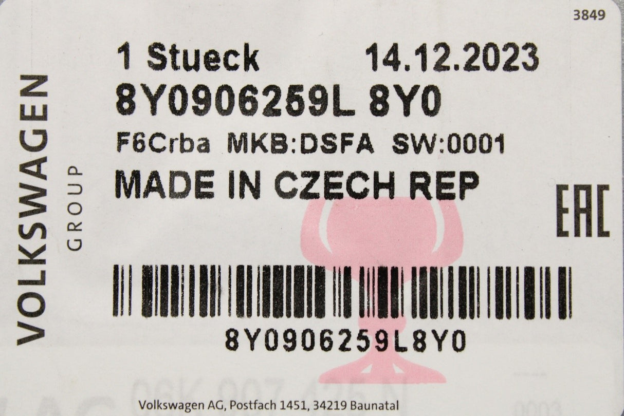 Audi S3 2020-on engine control unit ECU (2.0 TFSI) 8Y0906259L 8Y0