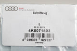 Audi A6 2019-2026 accessory black 'A6' badge emblem 4K0071803