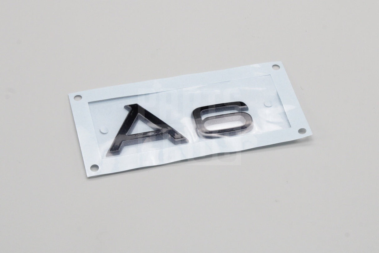 Audi A6 2019-2026 accessory black 'A6' badge emblem 4K0071803