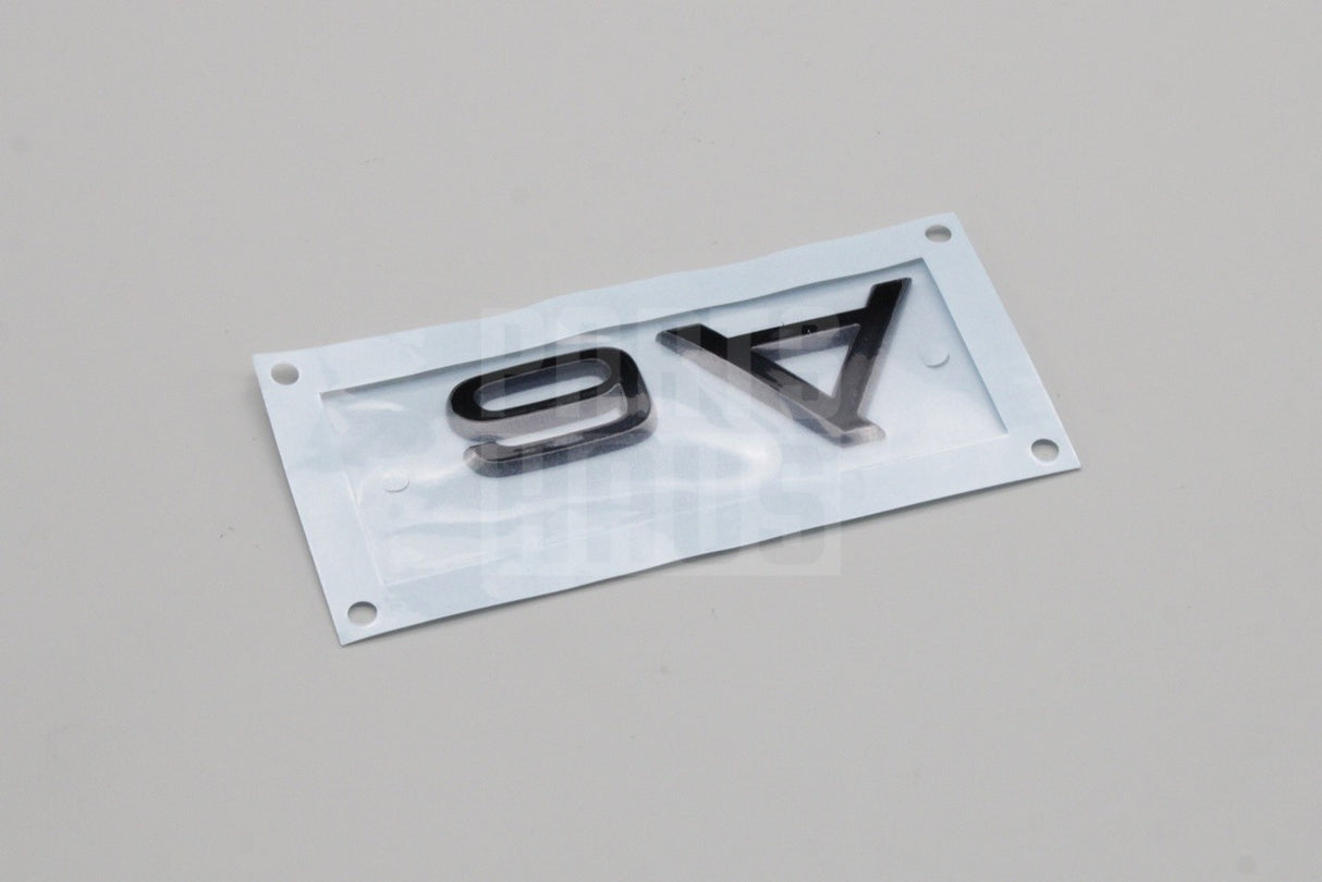 Audi A6 2019-2026 accessory black 'A6' badge emblem 4K0071803