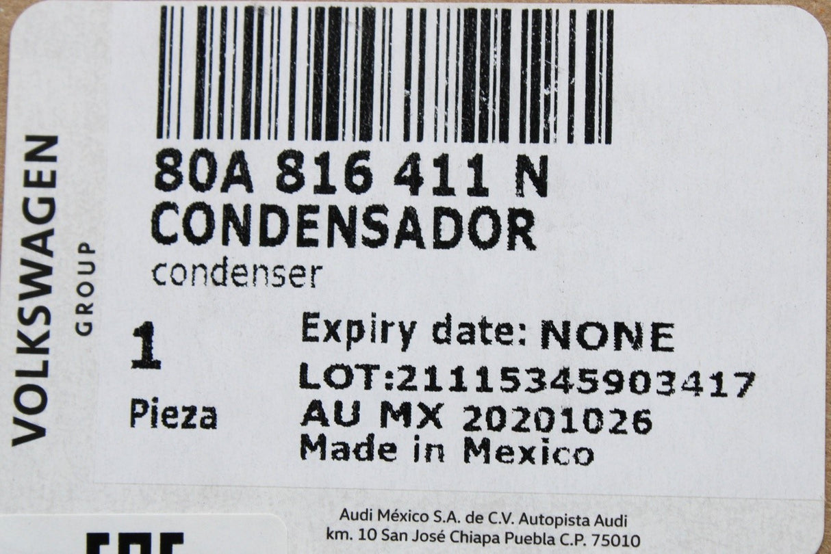 Audi Q5 2017-on a/c air conditioning condenser 80A816411N