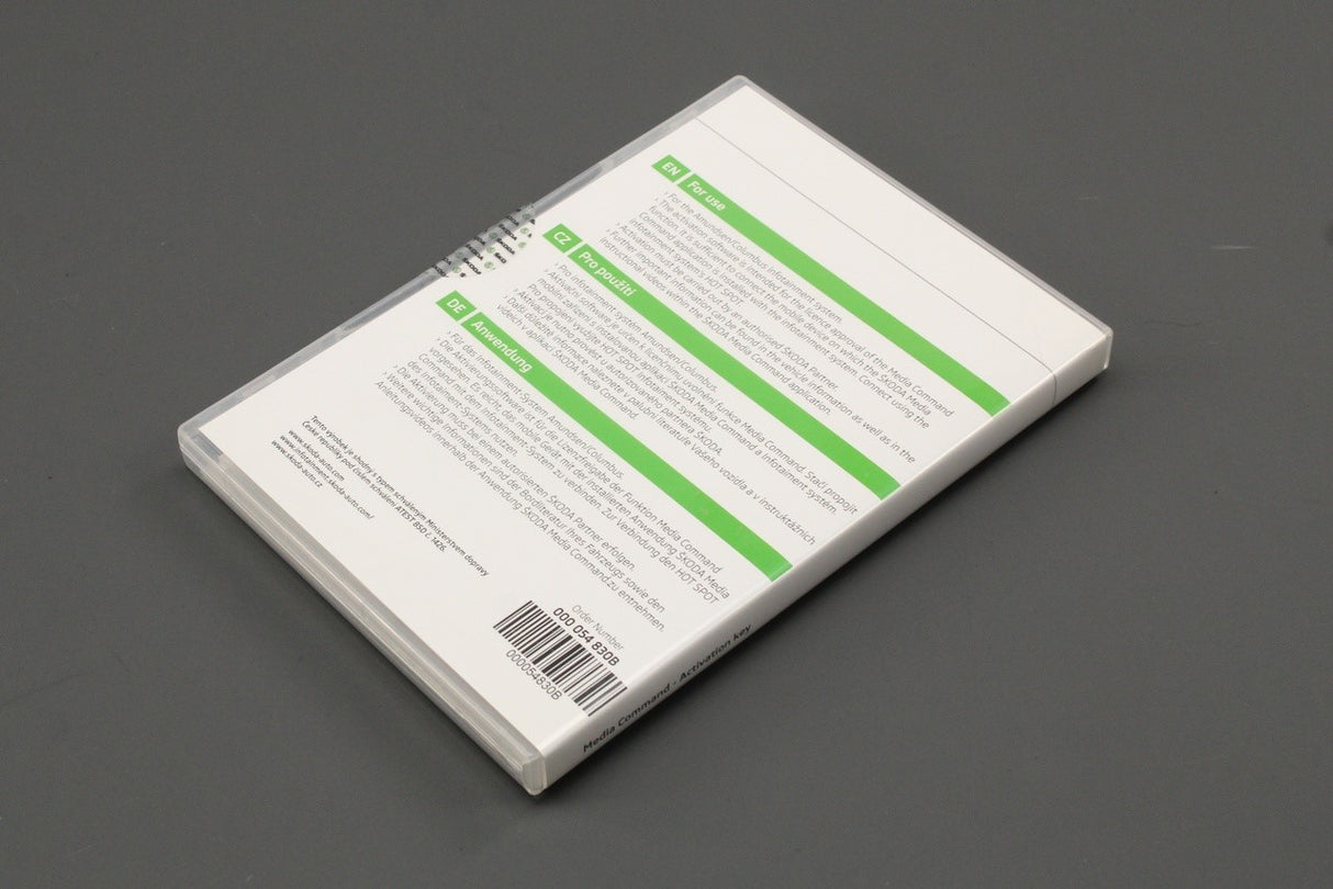 Skoda Karoq Kodiaq Octavia media command activation doc 000054830B